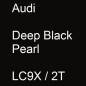 Preview: Audi, Deep Black Pearl, LC9X / 2T.